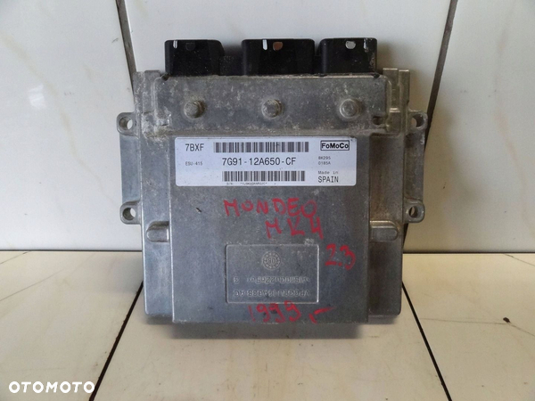 KOMPUTER STEROWNIK FORD MONDEO MK4 2.3 7G91-12A650-CF