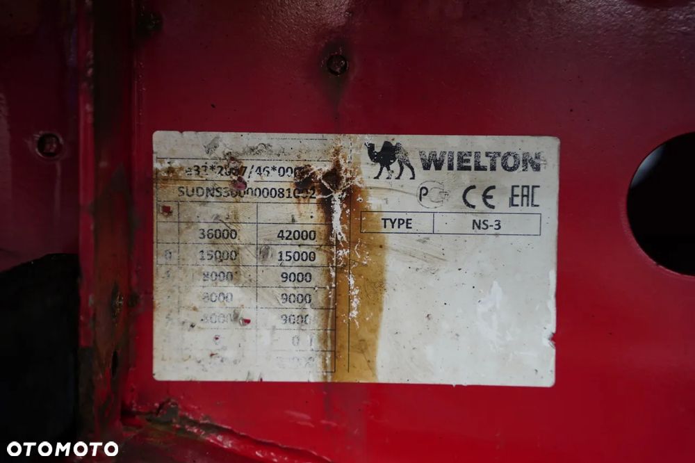 Wielton FIRANKA / MEGA / PODNOSZONY DACH / OŚ PODNOSZONA / SAF / - 28