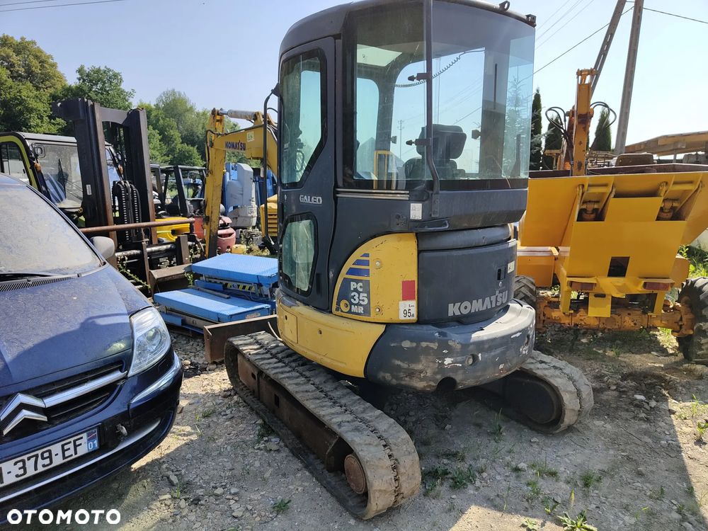 Komatsu Minikoparka Gąsienicowa KOMATSU PC35 PC35MR-2 Waga 3,9 Tony Osprzęt - 5