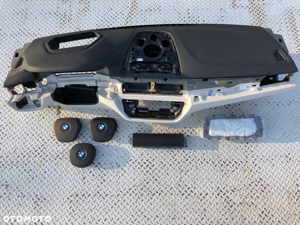 BMW 5 6 G30 G31 G32 DESKA KONSOLA KOKPIT PULPIT PÓŁKA PARAPET PODUSZKI AIRBAG AIR BAG PASY USA KANADA - 3