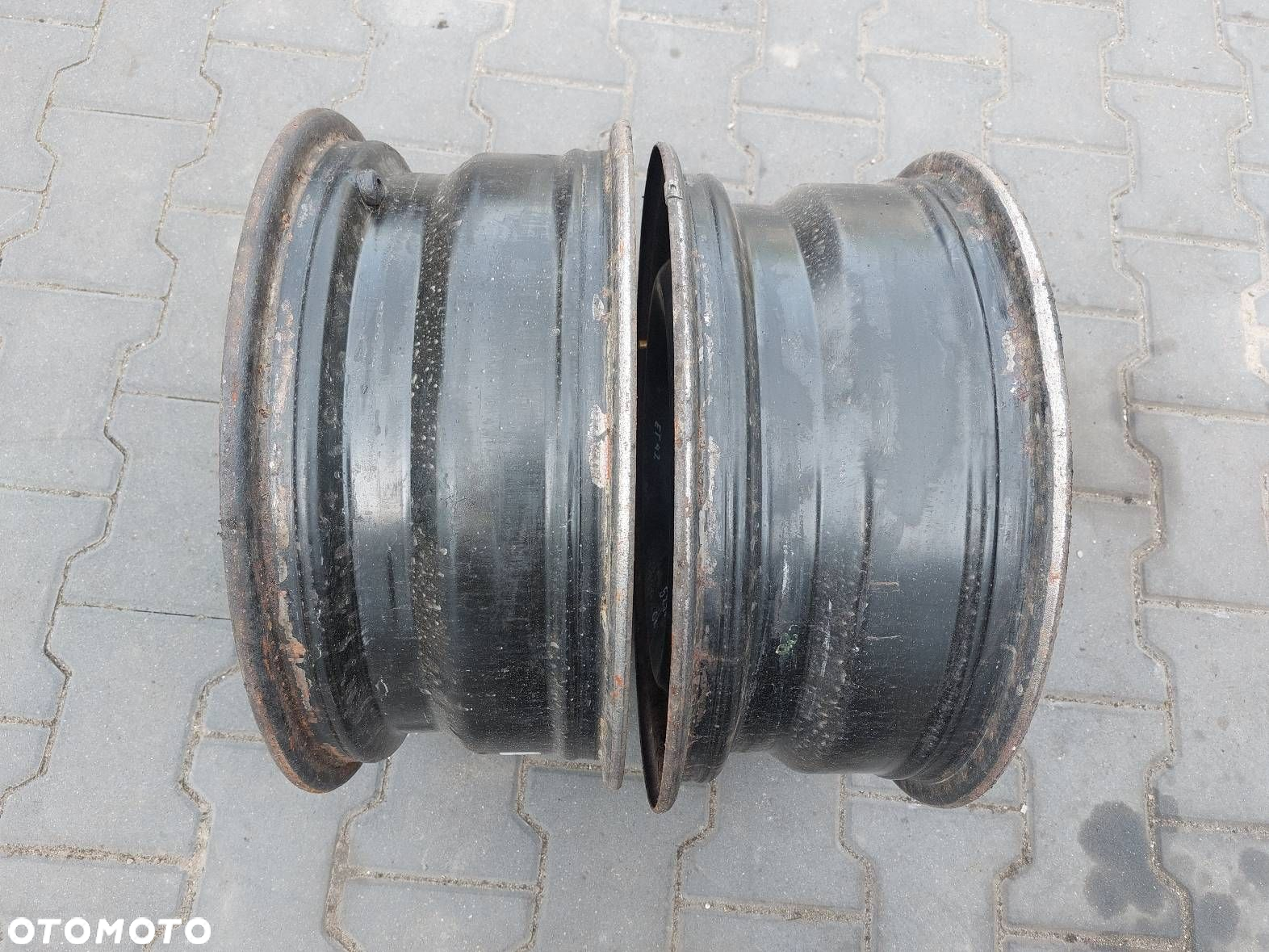 FELGI STALOWE 2 SZT 5X112 6.5JX16 ET42 FI57.1 VOLKSWAGEN  KBA 43930 - 6