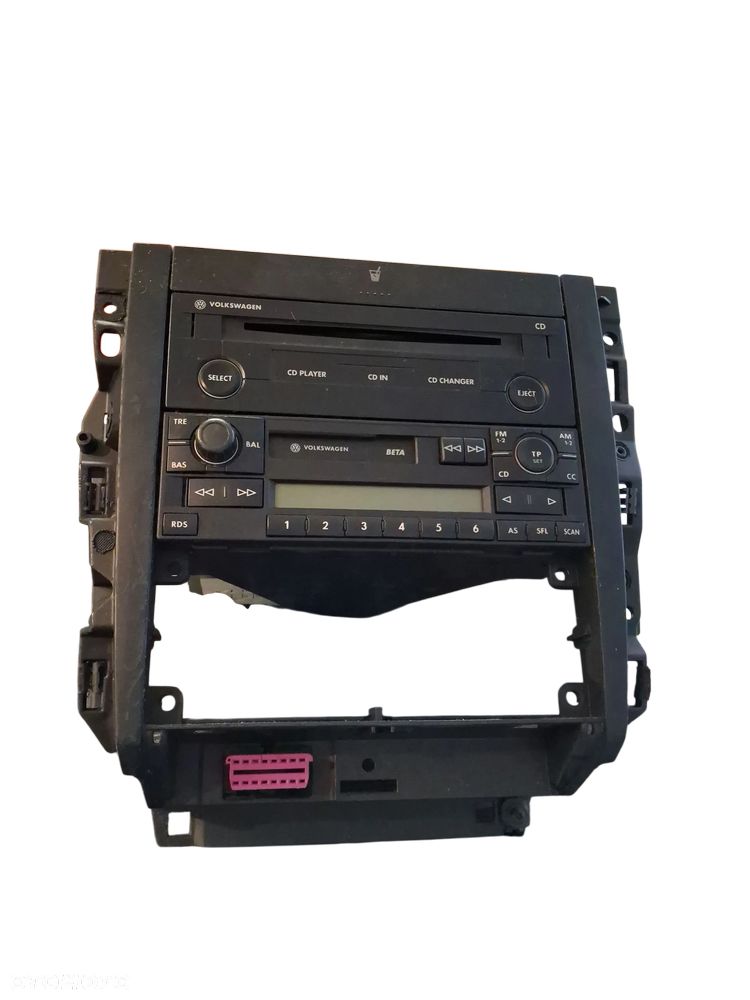 RADIO SAMOCHODOWE ZMIENIARKA PŁYT VOLKSWAGEN GOLF IV 1J0035152E - 1