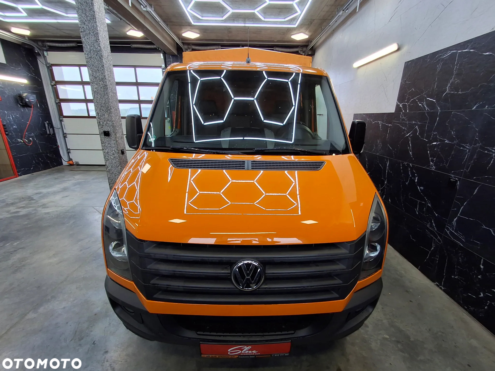 Volkswagen Crafter Lift 2016r Doka Brygadówka Dubel Kabina 7 Osób Plandeka Hak Webasto Klimatyzacja - 2