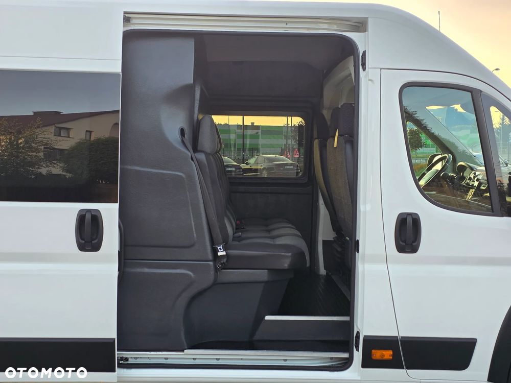 Peugeot BOXER L4H2 MAXI BRYGADOWY 7-OSOBOWY DUBEL KABINA 2.0 HDI 165KM KRAJOWY BEZWYPADJKOWY I WŁAŚCICIEL - 22