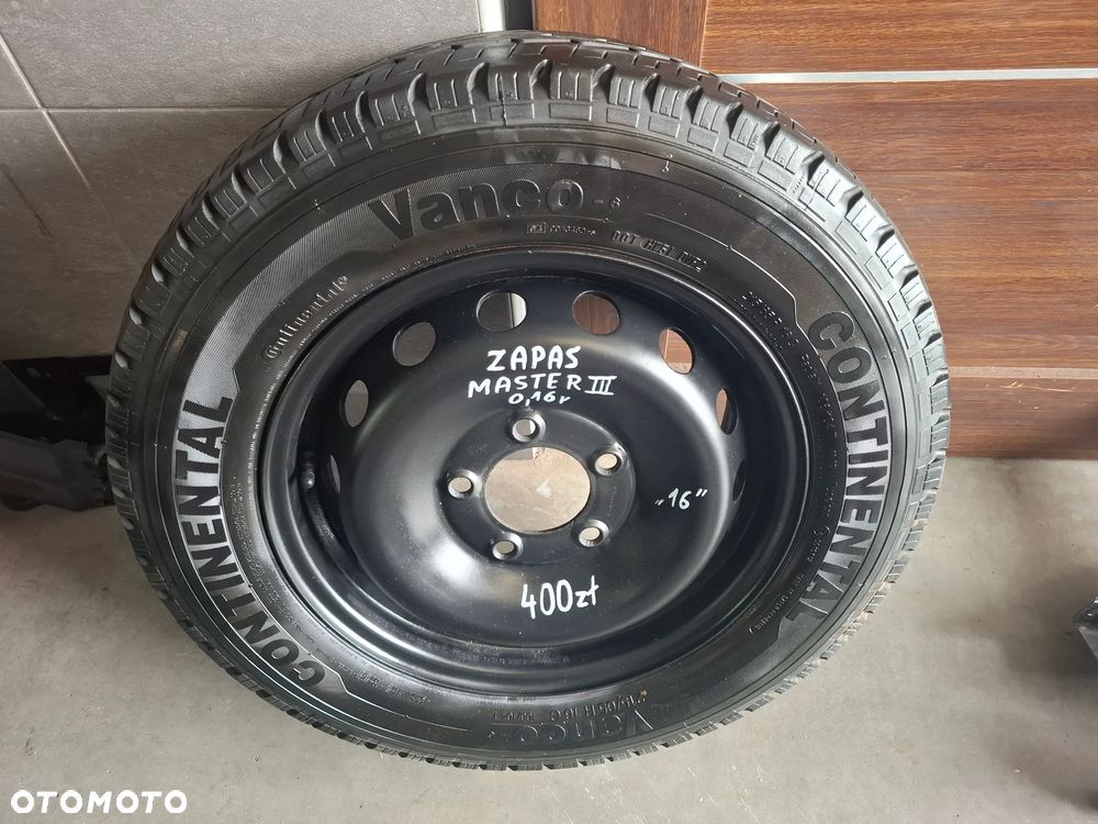 Koło zapasowe Renault Master III Movano rok 2016 215/65 R16C Continental Vanco 6 bieżnik 9mm - 1