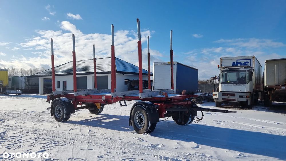 Inny 36.000zł netto PRZYCZEPA 6.60M KŁONICOWA DO DREWNA GRUBA RAMA 2012ROK  ST.bdb MOŻLIWOŚĆ TRANSPORTU - 4