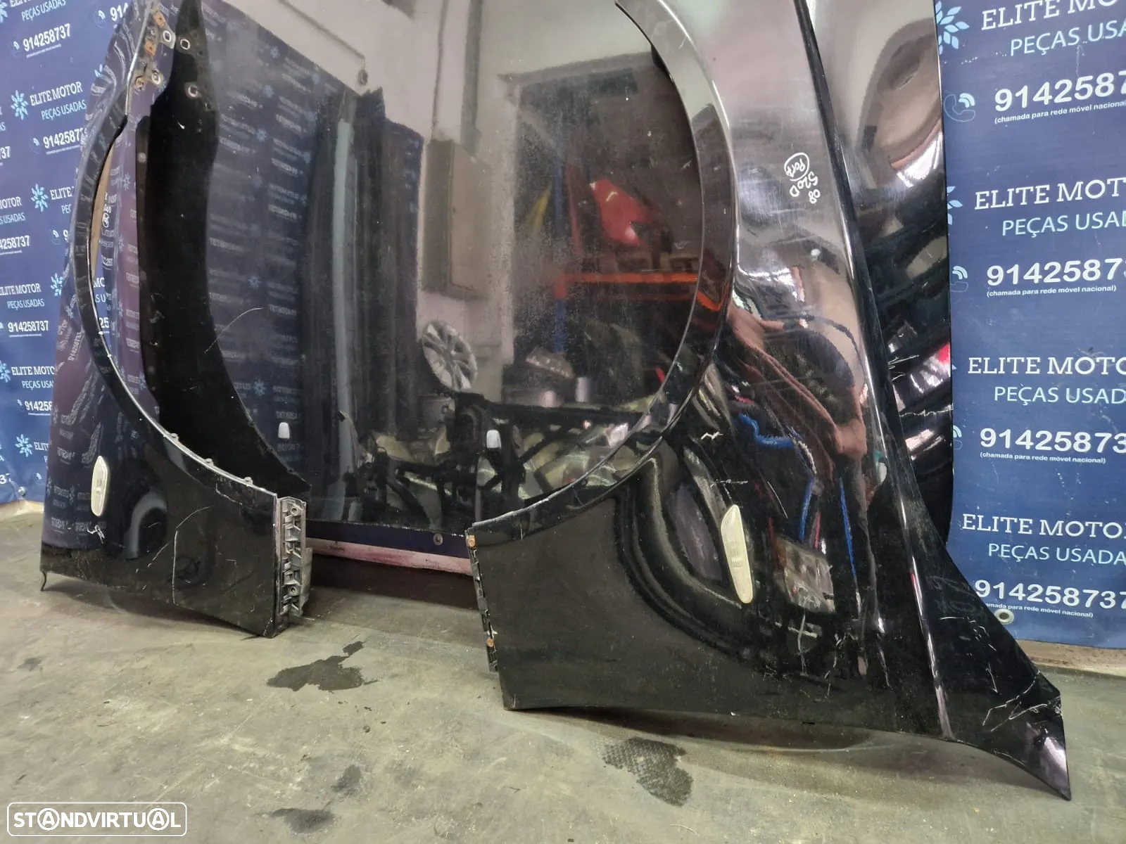 Frente completa usada BMW 520D LCI E60 E61 163CV capot parachoques oticas guardalamas - 14
