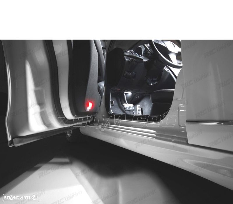 KIT COMPLETO 11 LAMPADAS LED INTERIOR PARA MERCEDES CLASE C W202 C220 C230 C280 C36 AMG 93-99 - 5