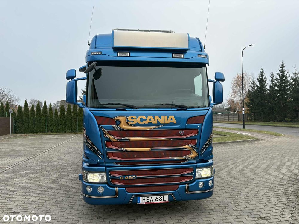 Scania G490 6x2 HDS HMF 3220 K-7 ŻURAW CRANE - 6