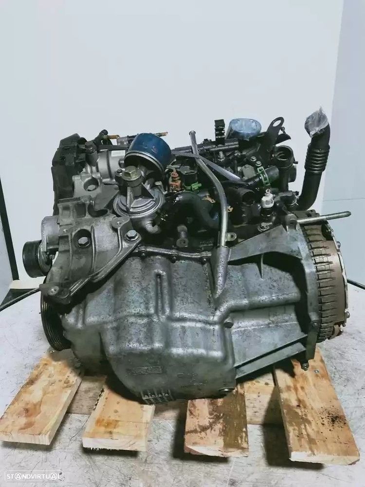 MOTOR COMPLETO NISSAN KUBISTAR FURGÃO 2005 -K9KB702 - 2