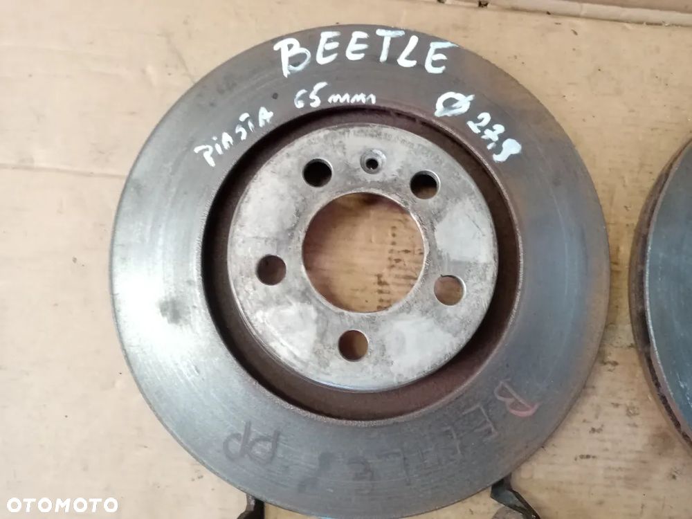 Tarcze hamulcowe klocki przód przednie 280mm VW New Beetle - 4