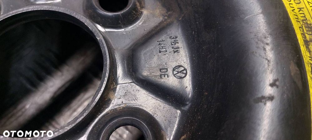KOŁO ZAPASOWE ZAPAS VW GOLF III 3.5JX14 357601025D ET45 4X100 105/70R14 - 2