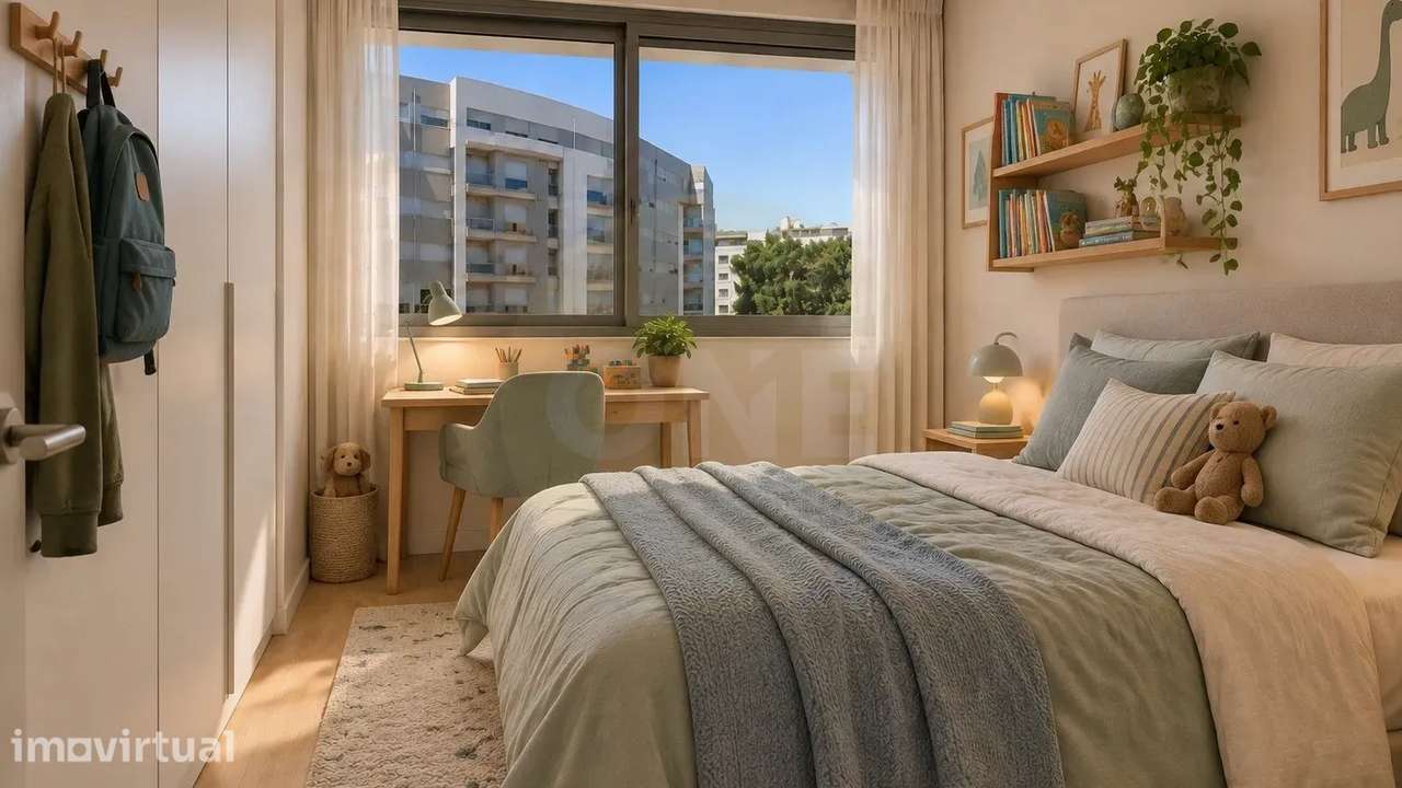 T2 em construção com suíte, varanda e garagem fechada — Famalicão - Grande imagem: 3/7
