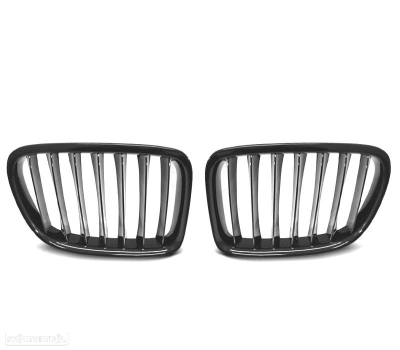 GRELHAS BMW X1 E84 LCI 12-14 PRETO BRILHANTE - 3