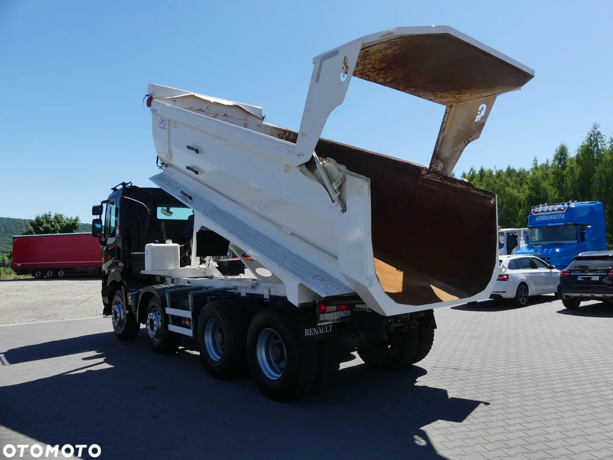 Renault C480 SILNIK 13L  / 8x4 / WYWROTKA / HYDRAULICZNA TYLNA KLAPA / - 4