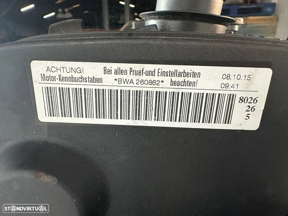 .Motor Completo BWA Audi VW Volkswagen Seat Skoda 2.0 TFSI 200CVs - 9