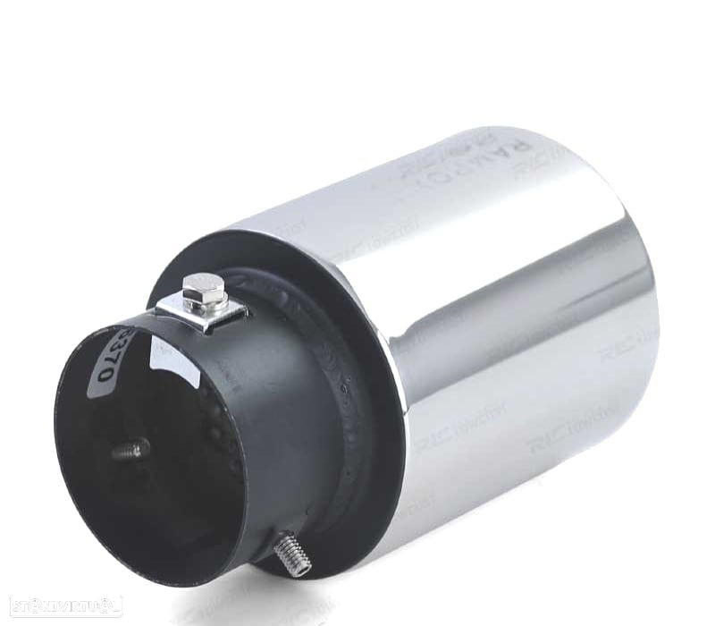 PONTEIRA DE ESCAPE UNIVERSAL INOX 89MM ABSORVEDOR INTEGRADO - 3