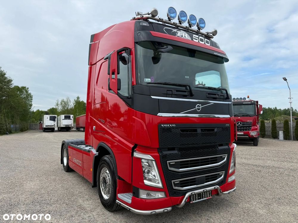Volvo FH 500  // KLIMA POSTOJOWA //  ZABUDOWY MIĘDZYOSIOWE //FULL LED // ALCOA DURA BRIGHT/ NAVI // ORUROWANIE // TRĄBY // - 14