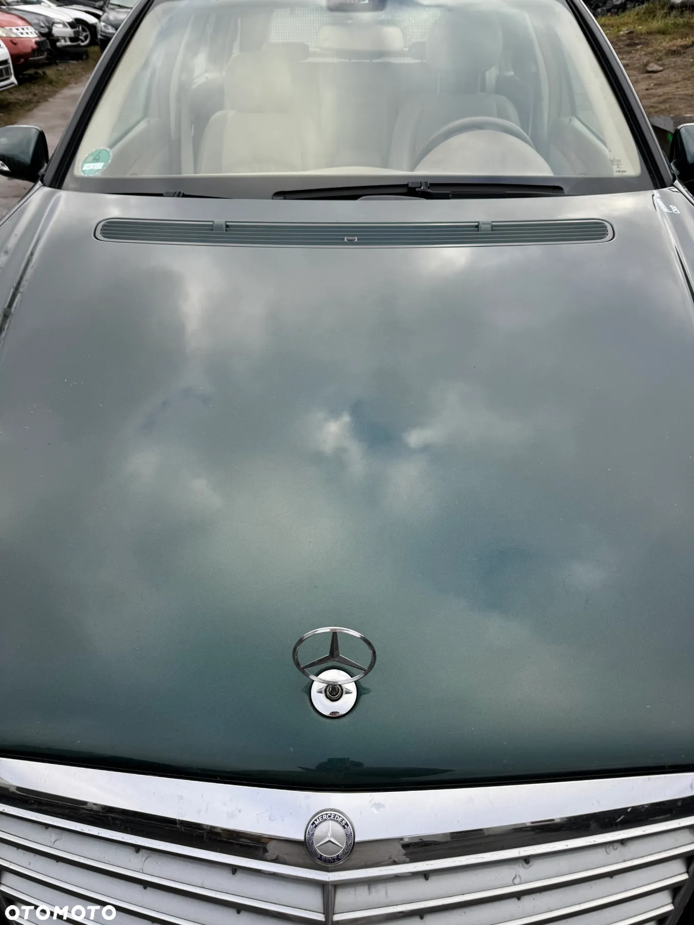 MERCEDES BENZ W211 LIFT MASKA POKRYWA SILNIKA C300 - 6