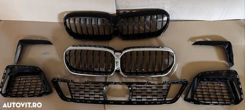 Grila grile BMW seria 5 G30 G31 LCI Facelift - 6