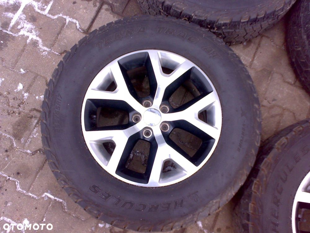 jeep cherokee trailhawk kl 2014 - koła orginał alu felgi 17'' opony - 2