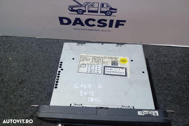 Radio cd 1K0035186AA Volkswagen VW Golf 6 [2008 - 2015] Hatchback 5-u - 2