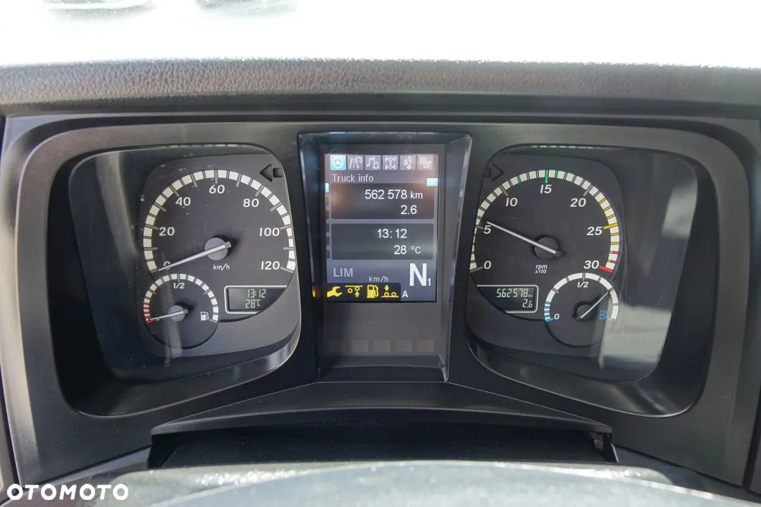 Mercedes-Benz 2532 L 6x2 / FURGON / KONTENER / AUTOMAT / EURO 6 /  TYLNA OŚ PODNOSZONA SKRĘTNA / WINDA ZAŁADUNKOWA - 29