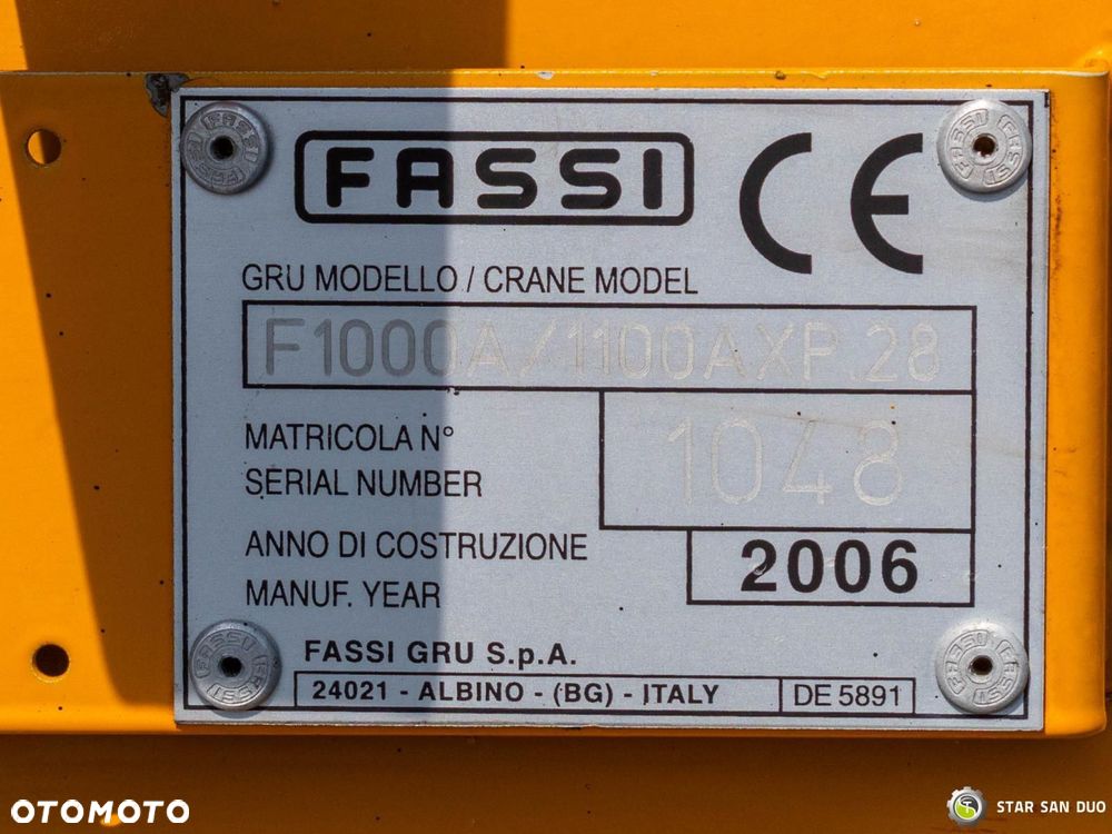 Scania R420 8x2 FASSI F1100AXP HDS Żuraw Fly Jib - 21