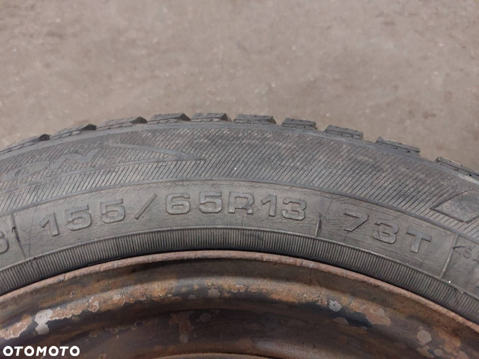 KOŁO FELGA OPONA ZAPAS 4x98 5Jx13 ET33 FI58,1 155/65R13 FIAT SEICENTO - 2