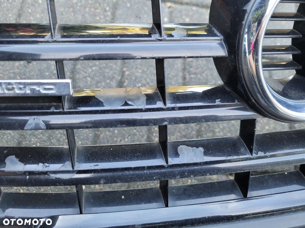 AUDI A6 C6 LIFT GRILL GRIL ATRAPA ZDERZAKA 4F0853651AN RADAR ACC BLACK - 11