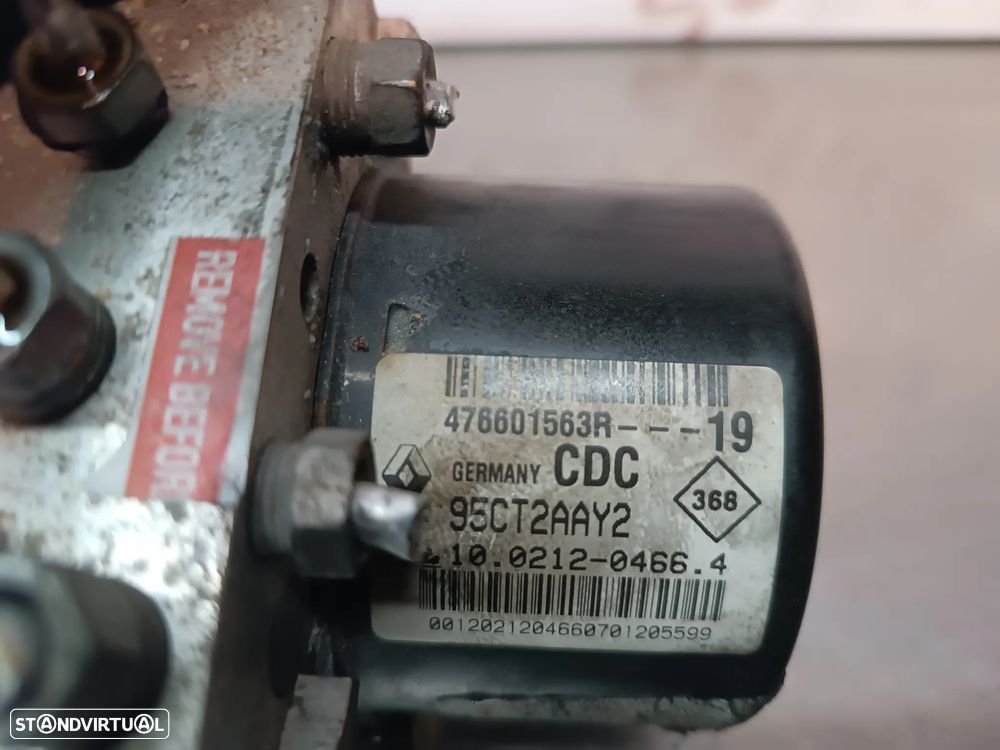MODULO ABS RENAULT MEGANE III REF. 476601563R 95CT2AAY2 100212-04664 - 2