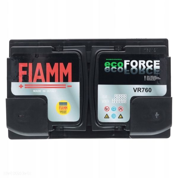 Akumulator Fiamm ECOFORCE VR760 70Ah Start-Stop - 4