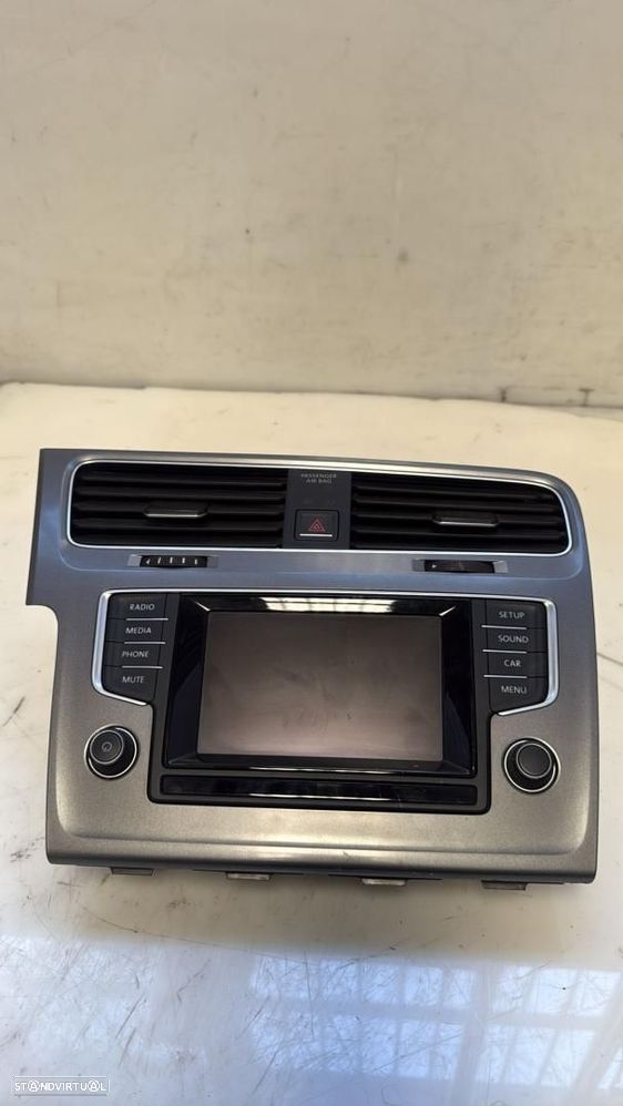 SISTEMA DE ÁUDIO RÁDIO CD VOLKSWAGEN GOLF VII VARIANT BA5 - 1