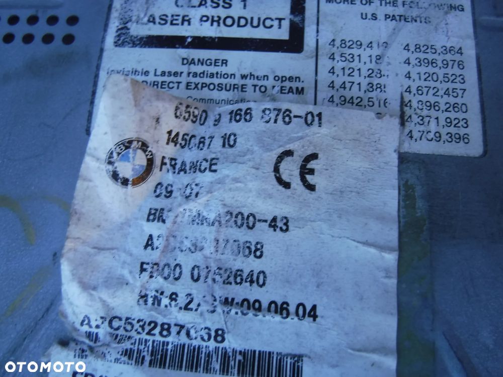 BMW 7 E65 E66 KOMPUTER NAWIGACJI NAVI DVD CZYTNIK NAPĘD GPS NAVIGATION SYSTEM 9166876 - 2