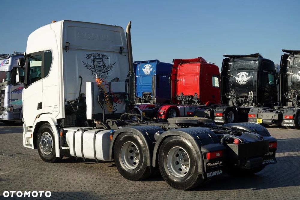 Scania R 650 / V8 / 6x4 / HYDRAULIKA /  DMC: 100.000 KG / I-PARK COOL / 3 OSIOWY CIĄGNIK SIODŁOWY / OPONY 100% - 7