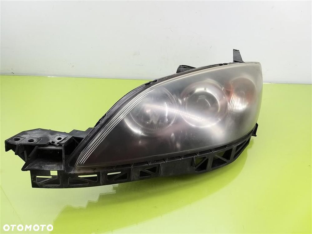 Reflektor lampa przód lewa Mazda 3  I 2003-2009 STANLEY SOCZEWKA - 4