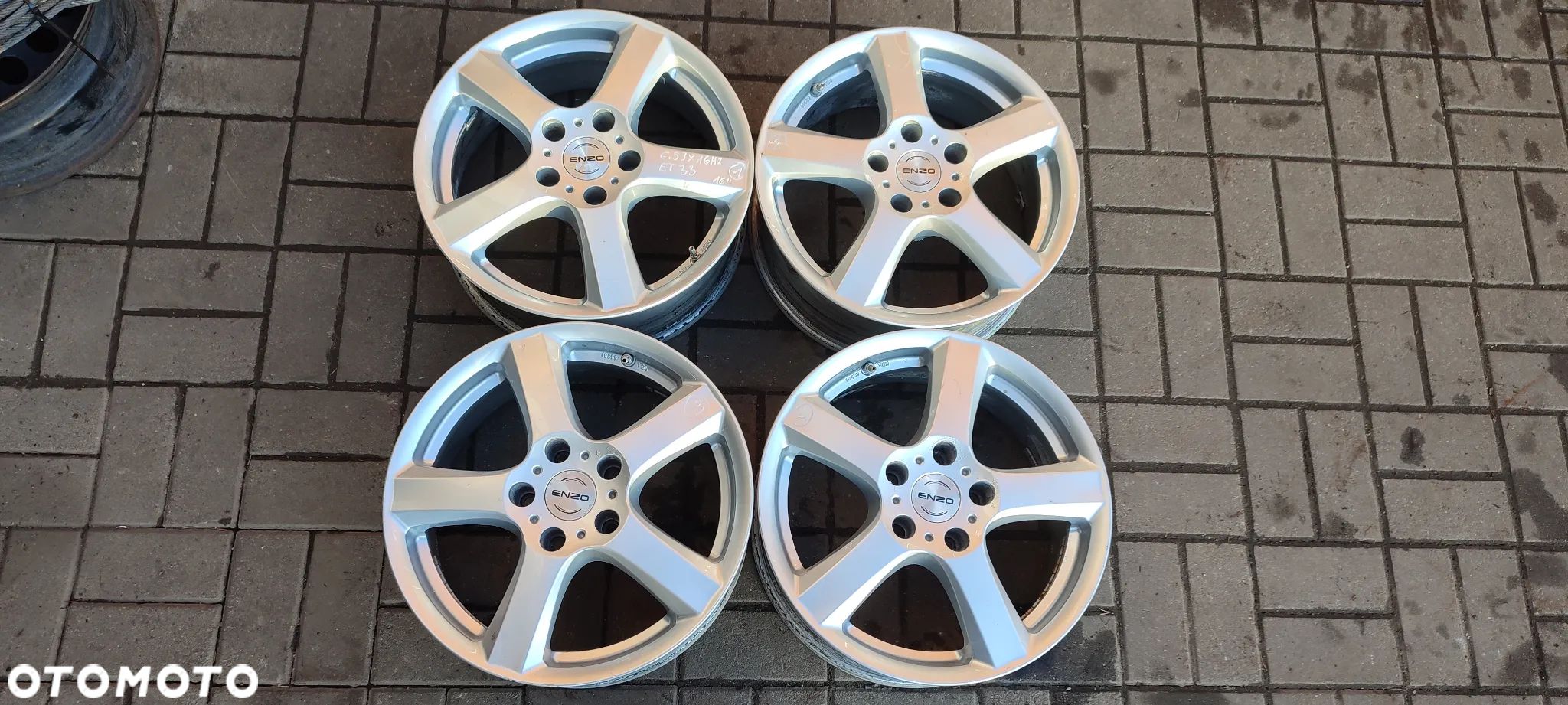 Felgi 5X112 6.5J16 Cali ET 33 VW AUDI SEAT SKODA ENZO KOMPLET - 1