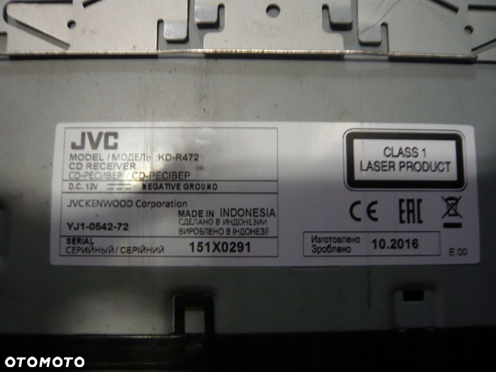 radio cd kd-r472 jvc - 2