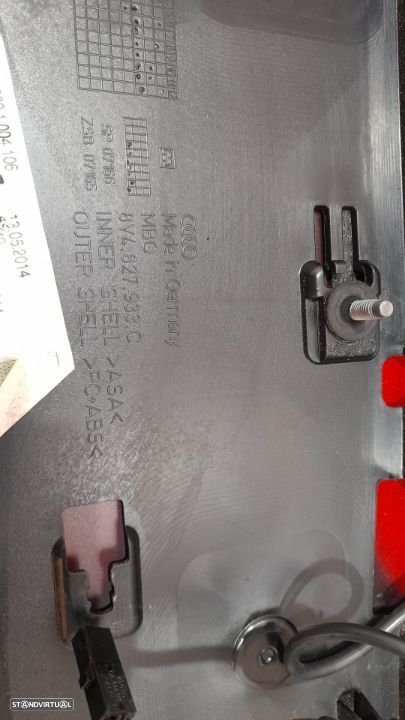 SPOILER ALERON AILERON LIP AUDI A3 S3 8V SPORTBACK QUATTRO 3º LUZ STOP - 8