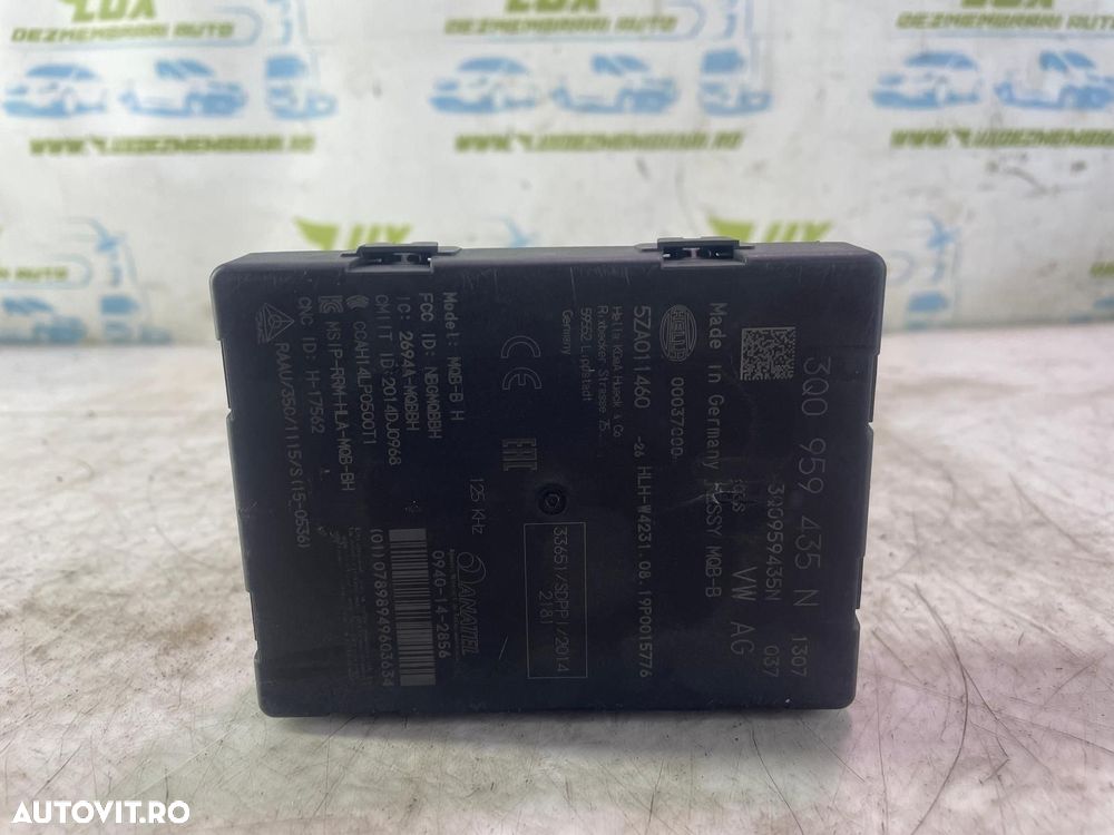 Modul keyless  3Q0959435N Skoda Octavia 3 [facelift] [2017 - 2020] 1. - 1