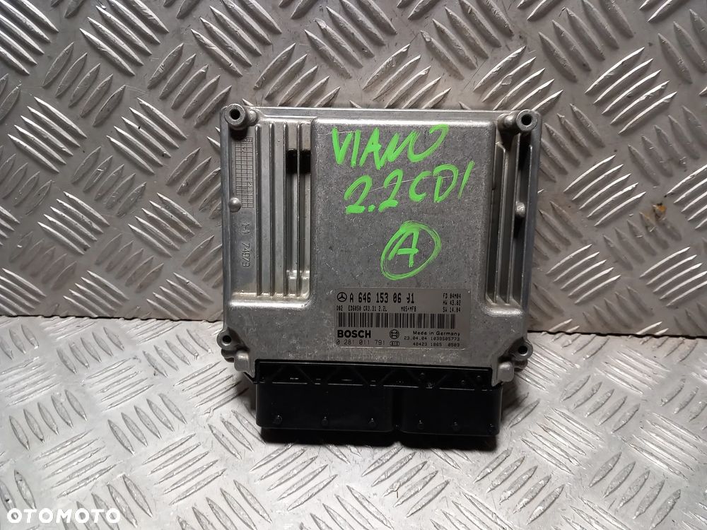 MERCEDES VITO W639 2.2 CDI KOMPUTER STEROWNIK SILNIKA A6461530691 - 1