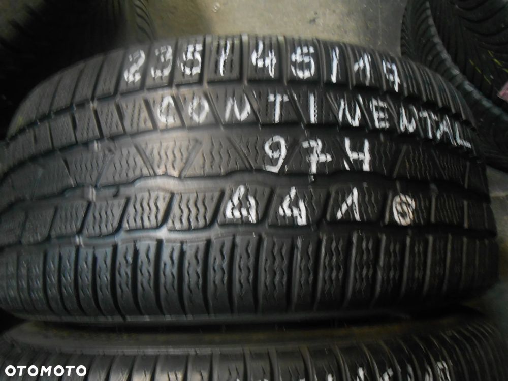 OPONY 235/45R17 CONTINENTAL CONTI WINTER CONTACT TS 830P DOT 4416 7.2MM - 2