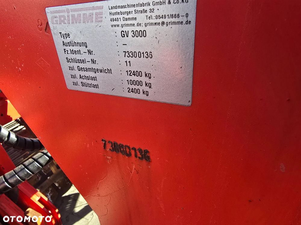 Grimme GV 3000 - 8
