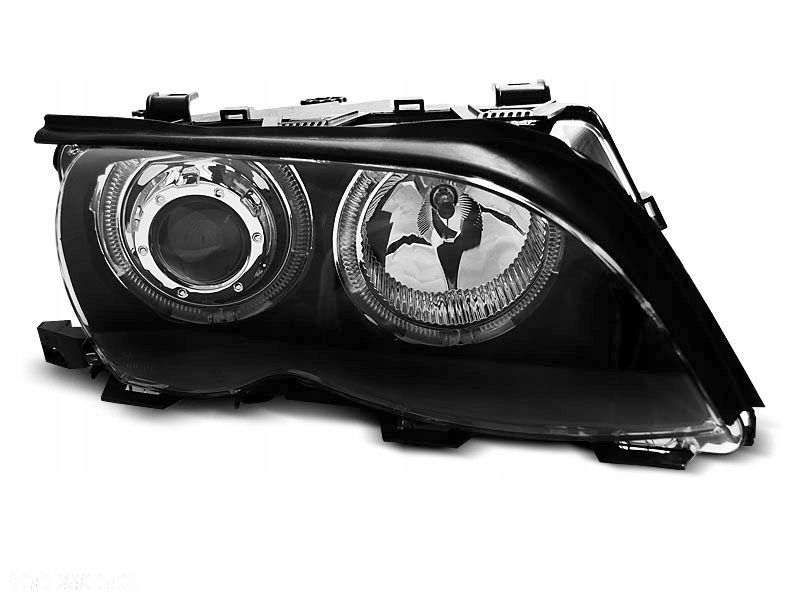Lampy Bmw E46 98-01 Sedan Touring Ringi Led Black - 1