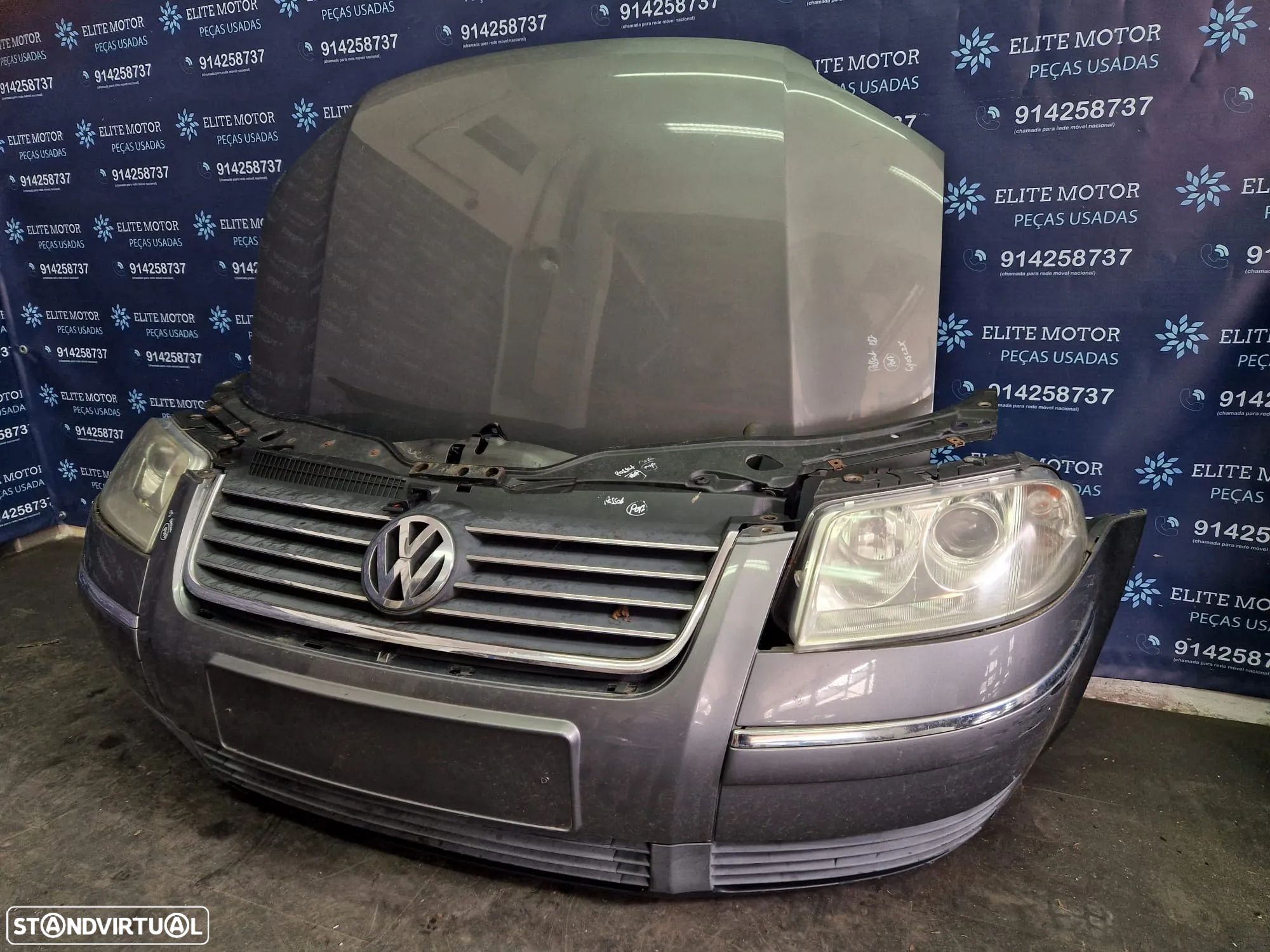 Frente completa usada VW PASSAT B5.5 1.9 TDI capot parachoques guardalamas oticas radiadores - 1