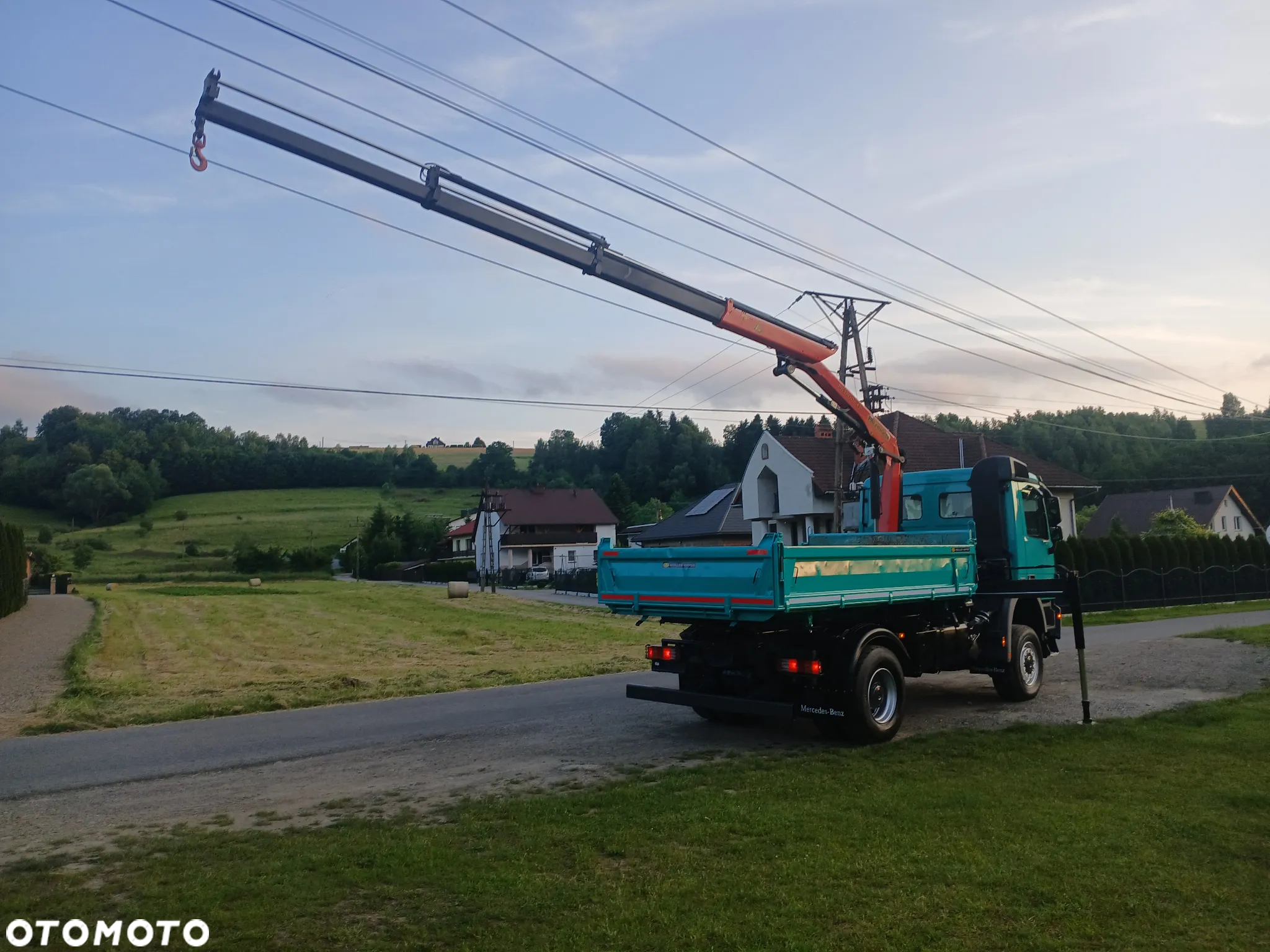 Mercedes-Benz ACTROS 360 KM LIFT 4x4 Duży HDS Palfinger RADIO Meiller PERFEKCYJNY ! - 13