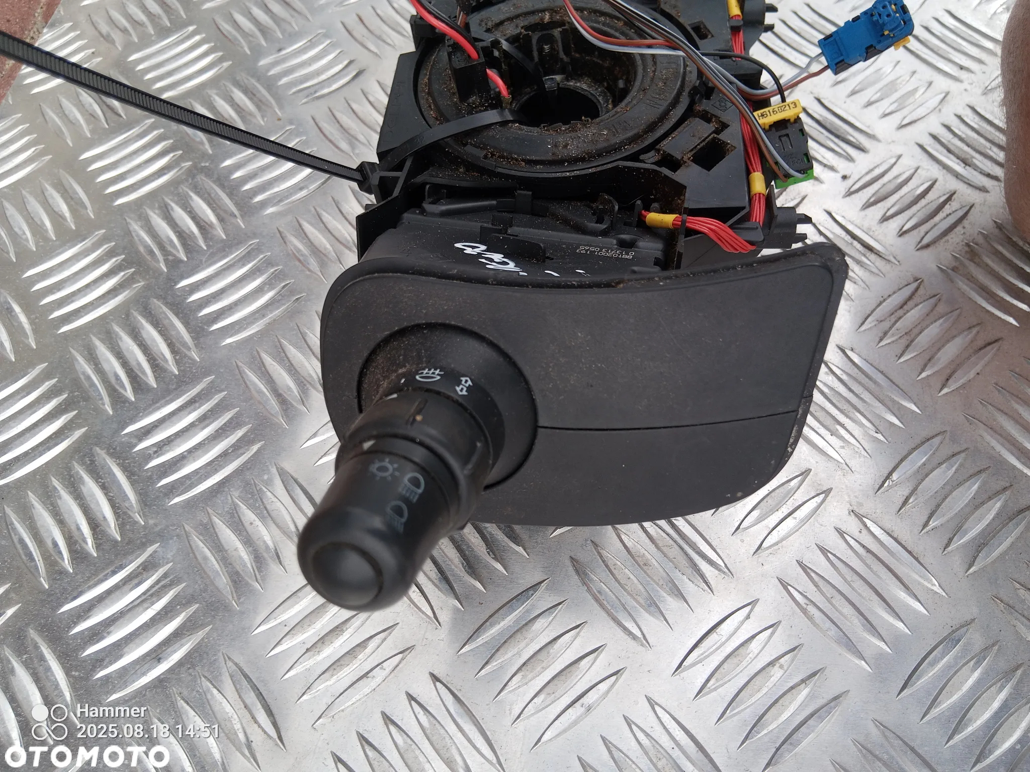 KANGOO II III przełącznik pod kierownicę taśma zwijak CITAN - 4