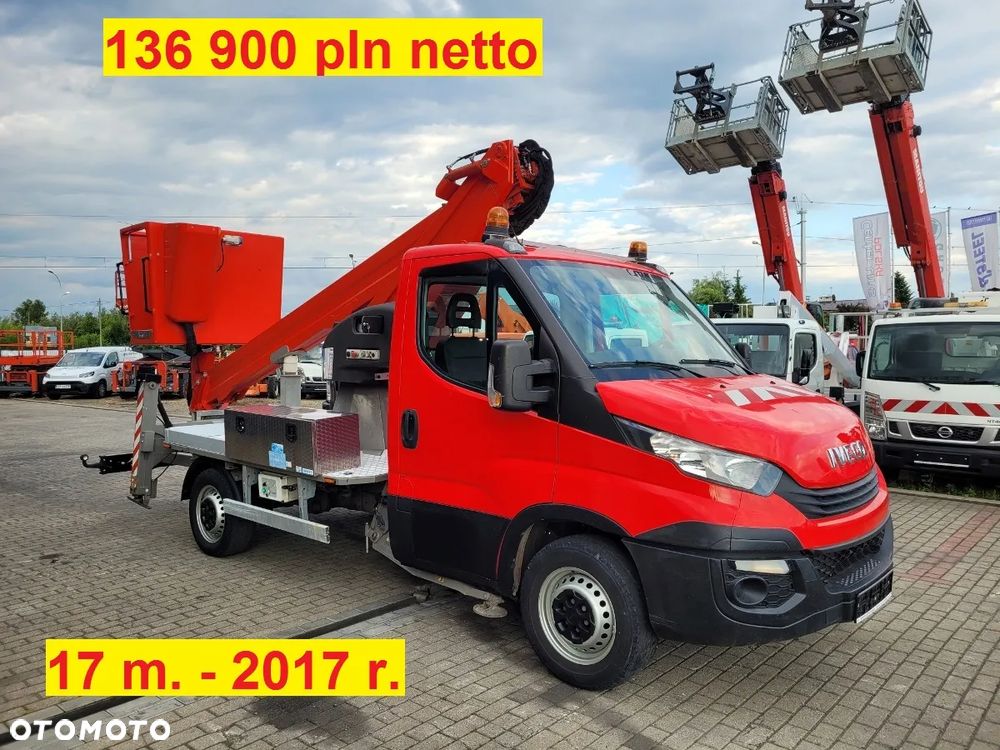 Nissan Cabstar NT400 podnośnik koszowy 25 m 24 m 22 m 21 m 20 m 18 m 17 m - 12