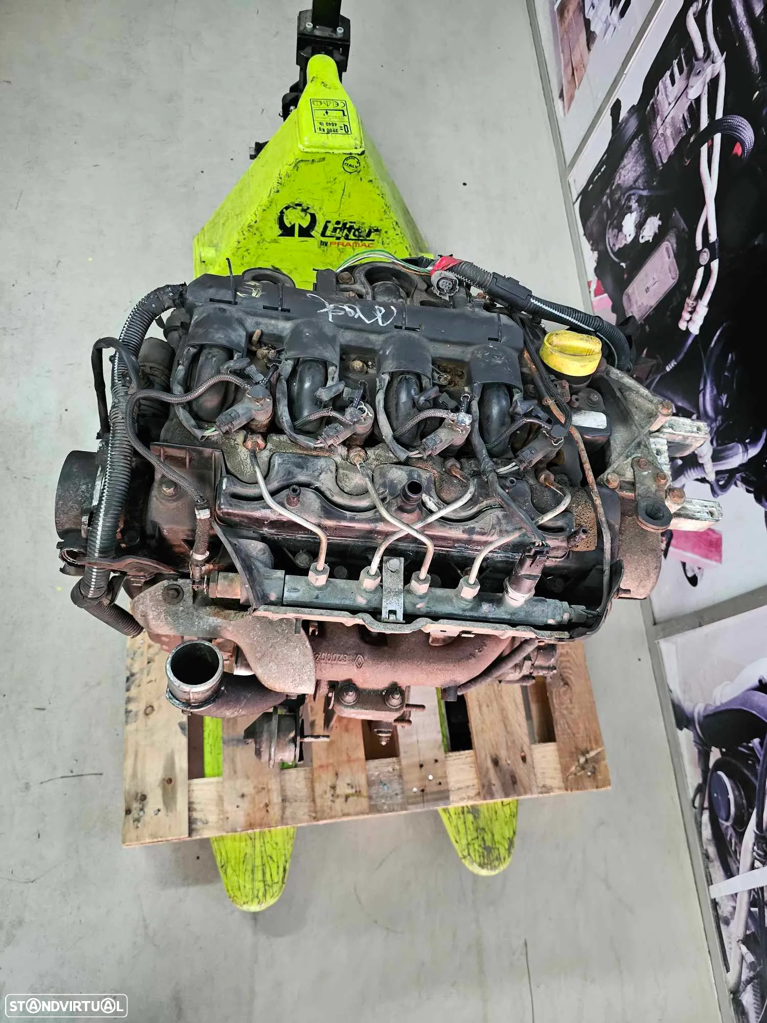Motor Renault Master 2.2 DCI 2004 de 90cv, ref G9T 720 - 3