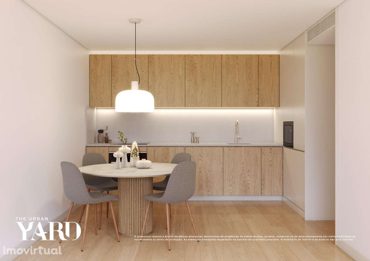 Excelente apartamento T2 com varanda+garagem  - "The Urban Yard" - Grande imagem: 5/14